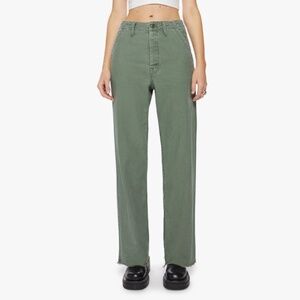 Mother | The Major Sneak Fray Pants | Size 27 | Roger That color